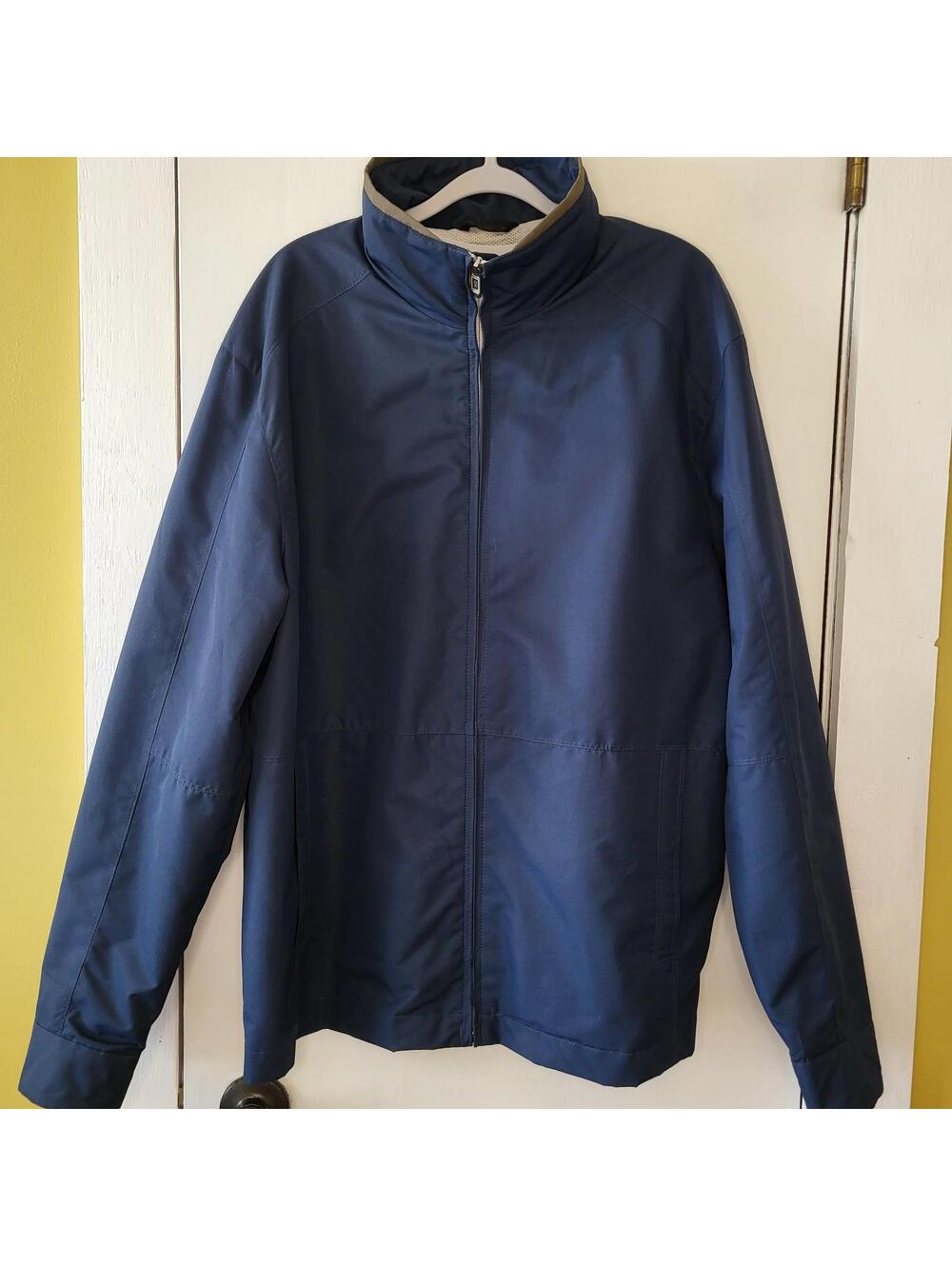 Weatherproof Men's lightweight  jacket  full-zip navy blue XL mesh lining
